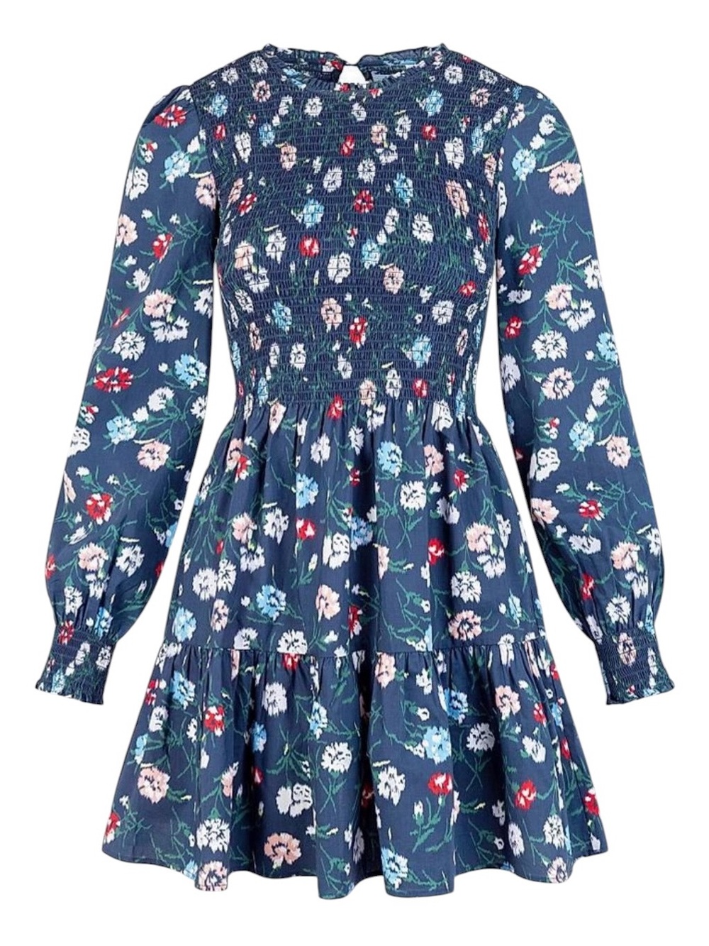 Hill House Viviana Mini Nap Dress Belgravia Floral Navy‎ Multi XXL NWT